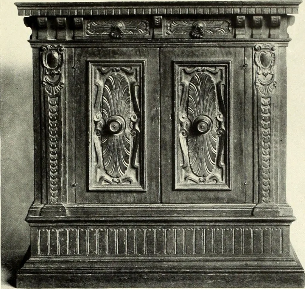 An illustration from Furniture and interior decoration of the Italian renaissance, 1921, leaf 131