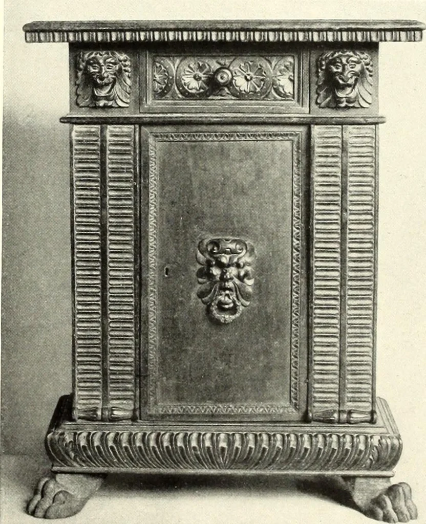 An illustration from Furniture and interior decoration of the Italian renaissance, 1921, leaf 131