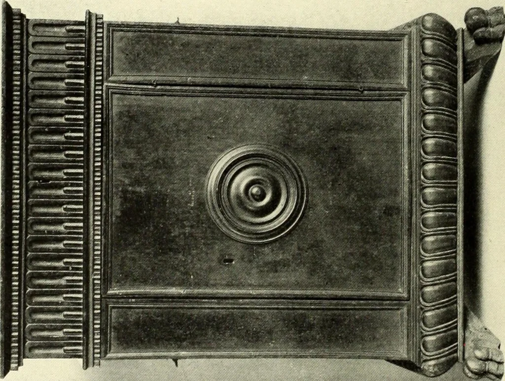 An illustration from Furniture and interior decoration of the Italian renaissance, 1921, leaf 134