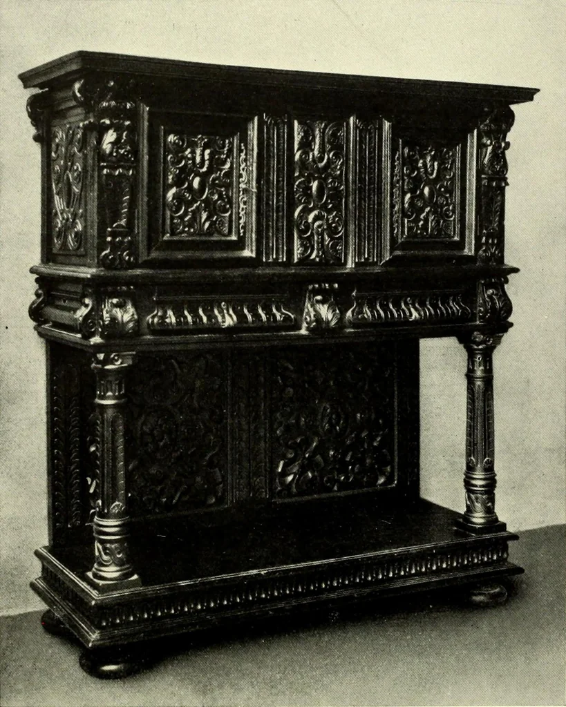 An illustration from Furniture and interior decoration of the Italian renaissance, 1921, leaf 142
