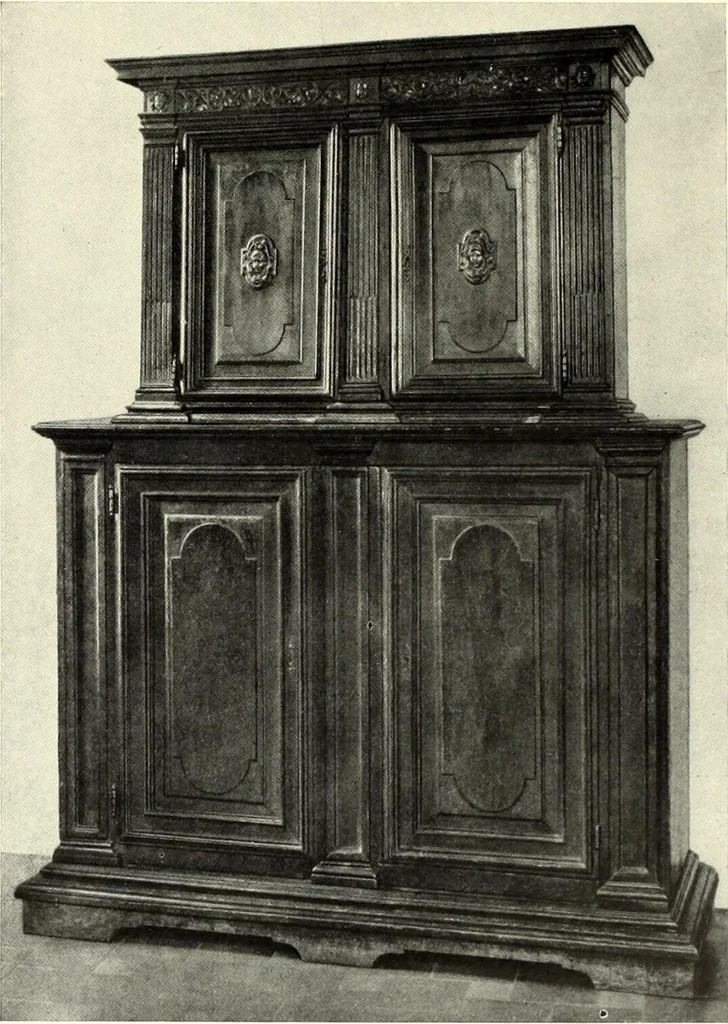 An illustration from Furniture and interior decoration of the Italian renaissance, 1921, leaf 143