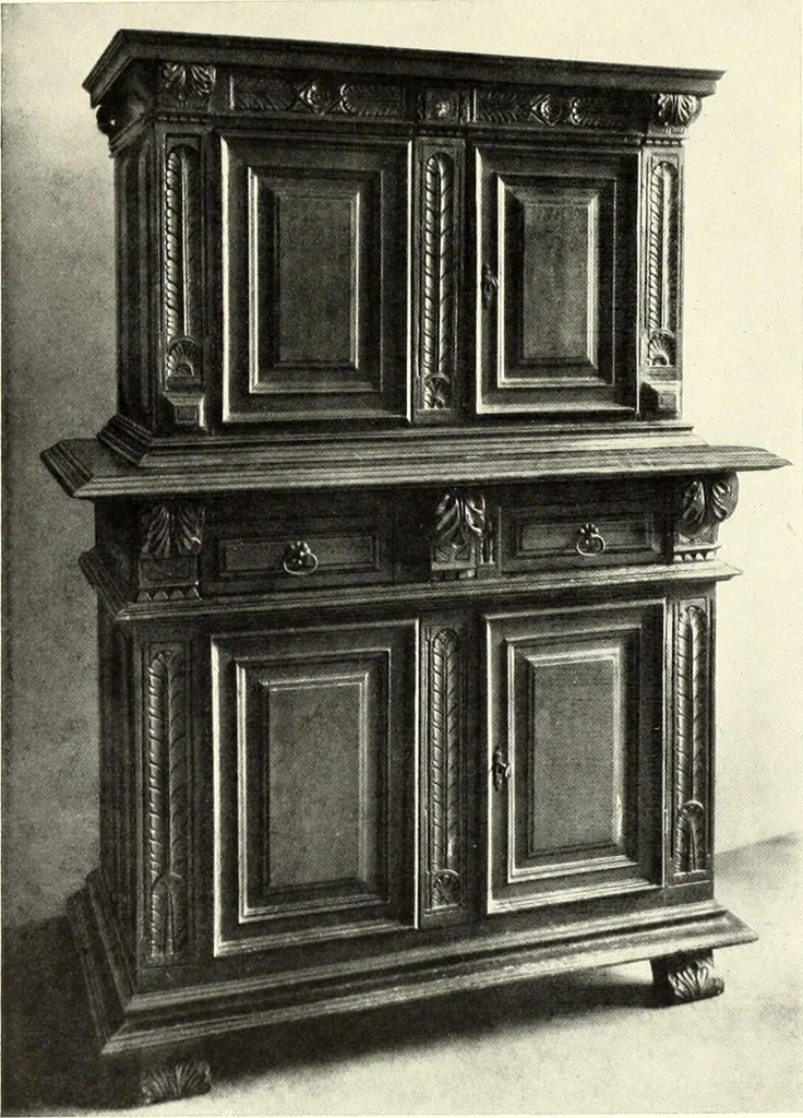 An illustration from Furniture and interior decoration of the Italian renaissance, 1921, leaf 143