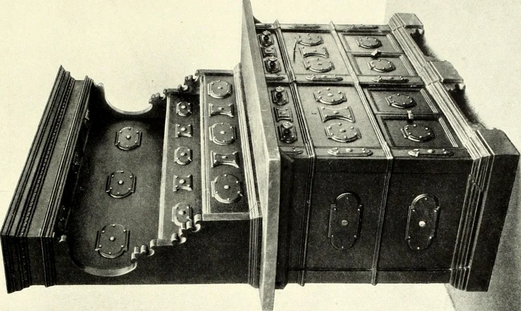 An illustration from Furniture and interior decoration of the Italian renaissance, 1921, leaf 145
