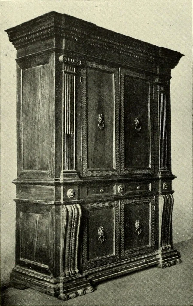 An illustration from Furniture and interior decoration of the Italian renaissance, 1921, leaf 146