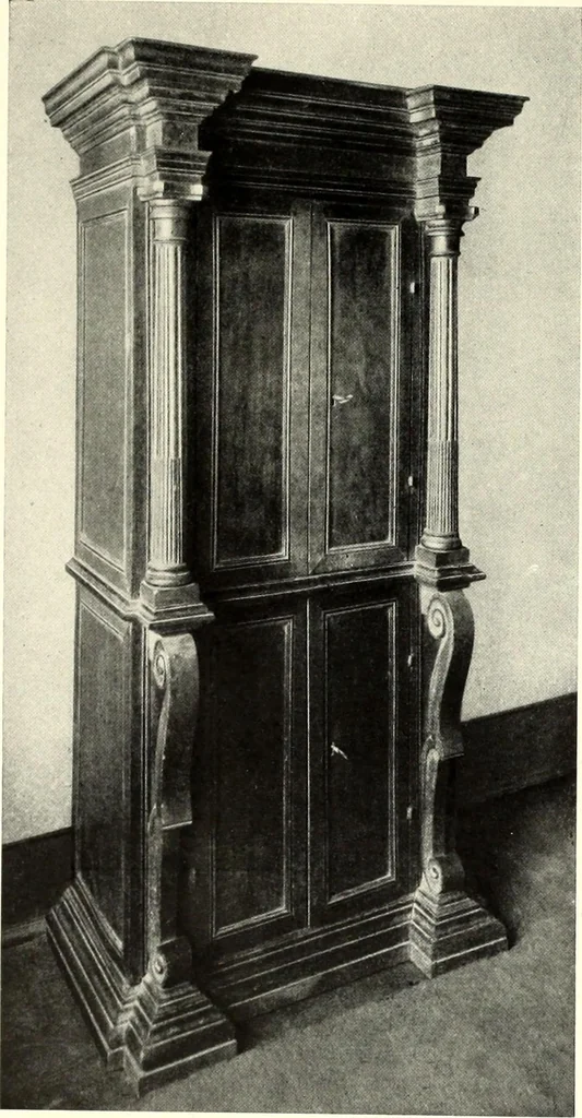 An illustration from Furniture and interior decoration of the Italian renaissance, 1921, leaf 147