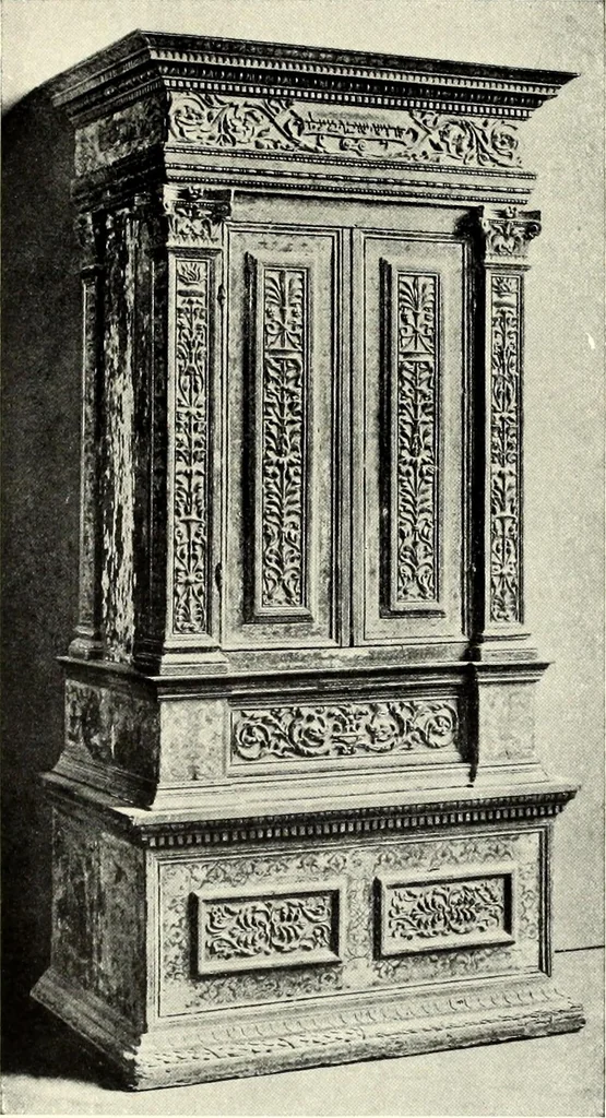 An illustration from Furniture and interior decoration of the Italian renaissance, 1921, leaf 149