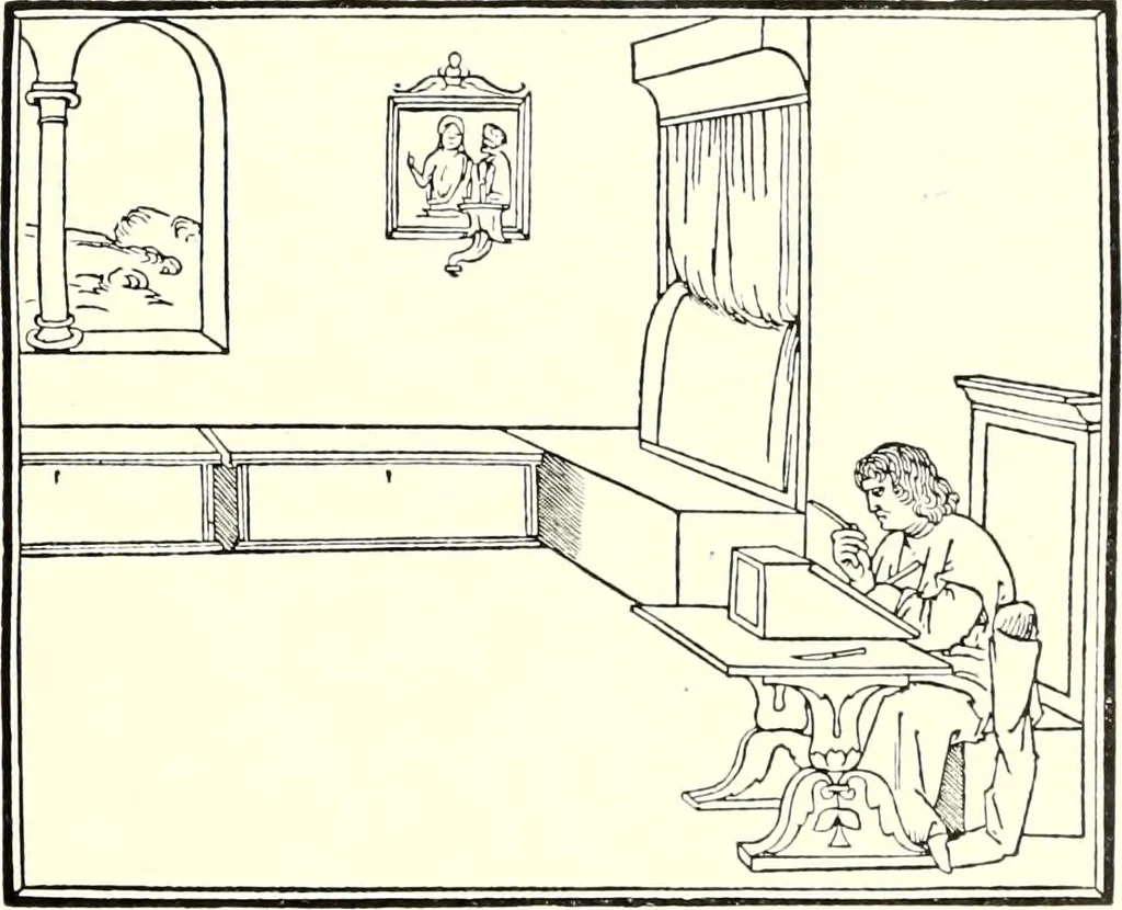 An illustration from Furniture and interior decoration of the Italian renaissance, 1921, leaf 15