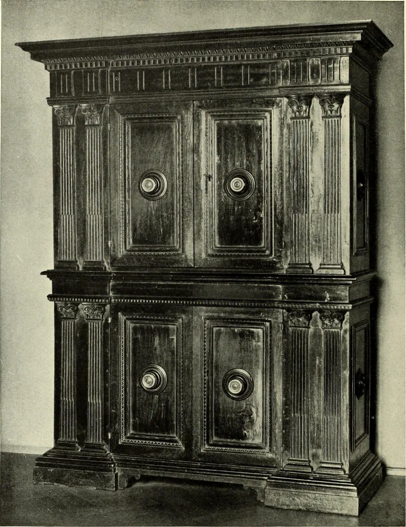 An illustration from Furniture and interior decoration of the Italian renaissance, 1921, leaf 150