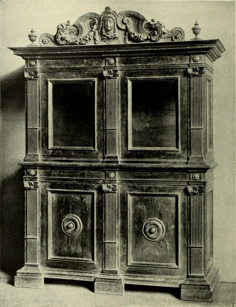 An illustration from Furniture and interior decoration of the Italian renaissance, 1921, leaf 152