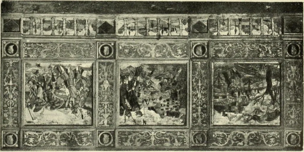 An illustration from Furniture and interior decoration of the Italian renaissance, 1921, leaf 154