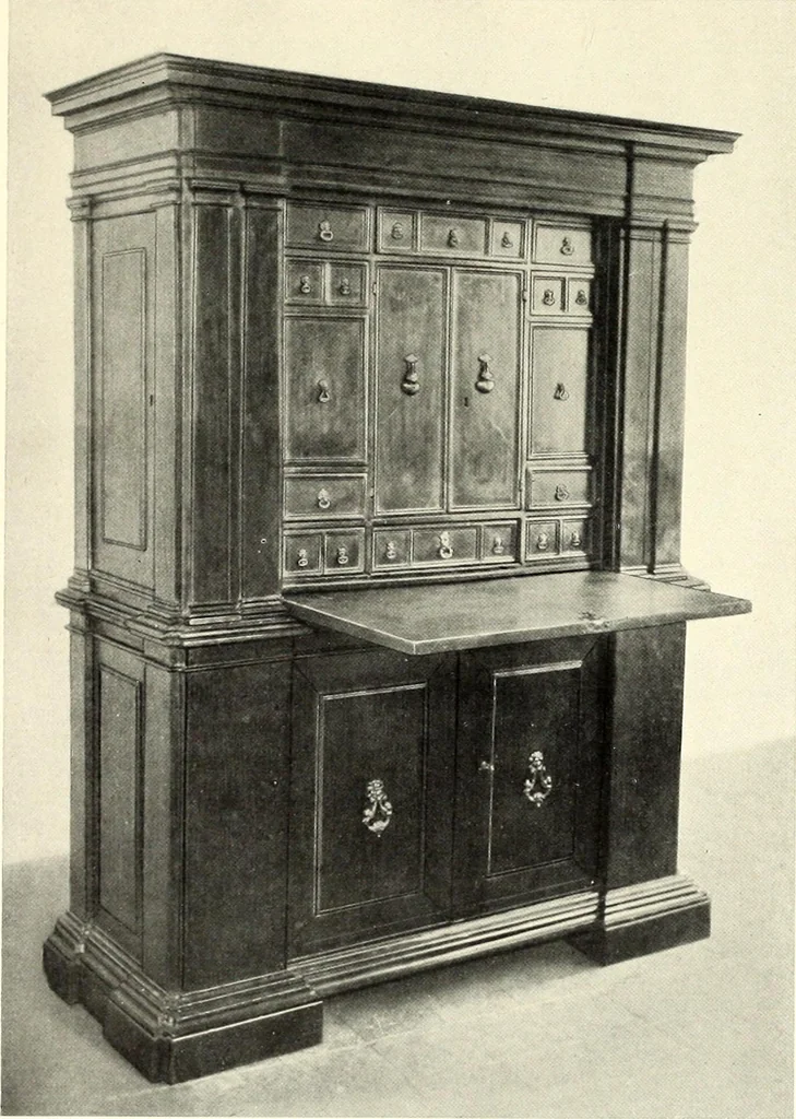 An illustration from Furniture and interior decoration of the Italian renaissance, 1921, leaf 155