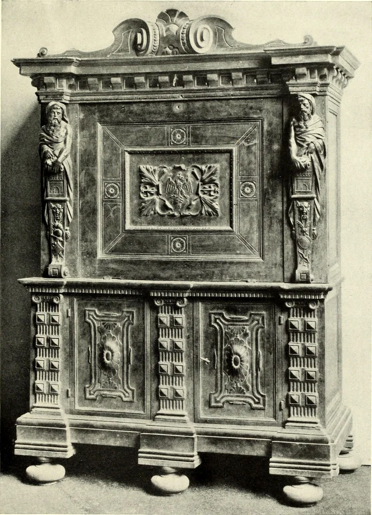 An illustration from Furniture and interior decoration of the Italian renaissance, 1921, leaf 157