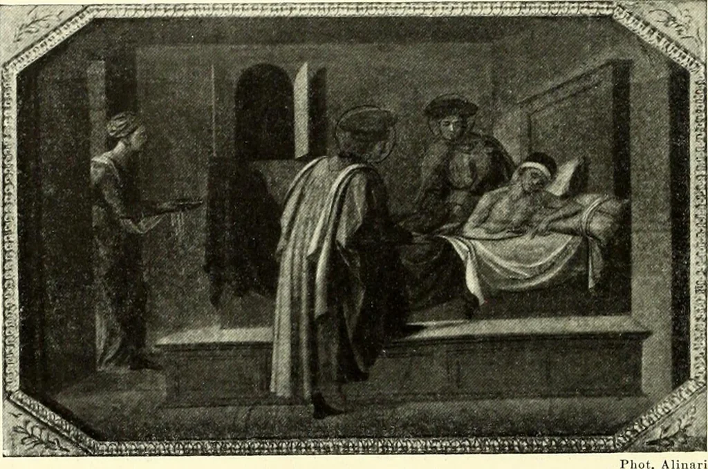 An illustration from Furniture and interior decoration of the Italian renaissance, 1921, leaf 16