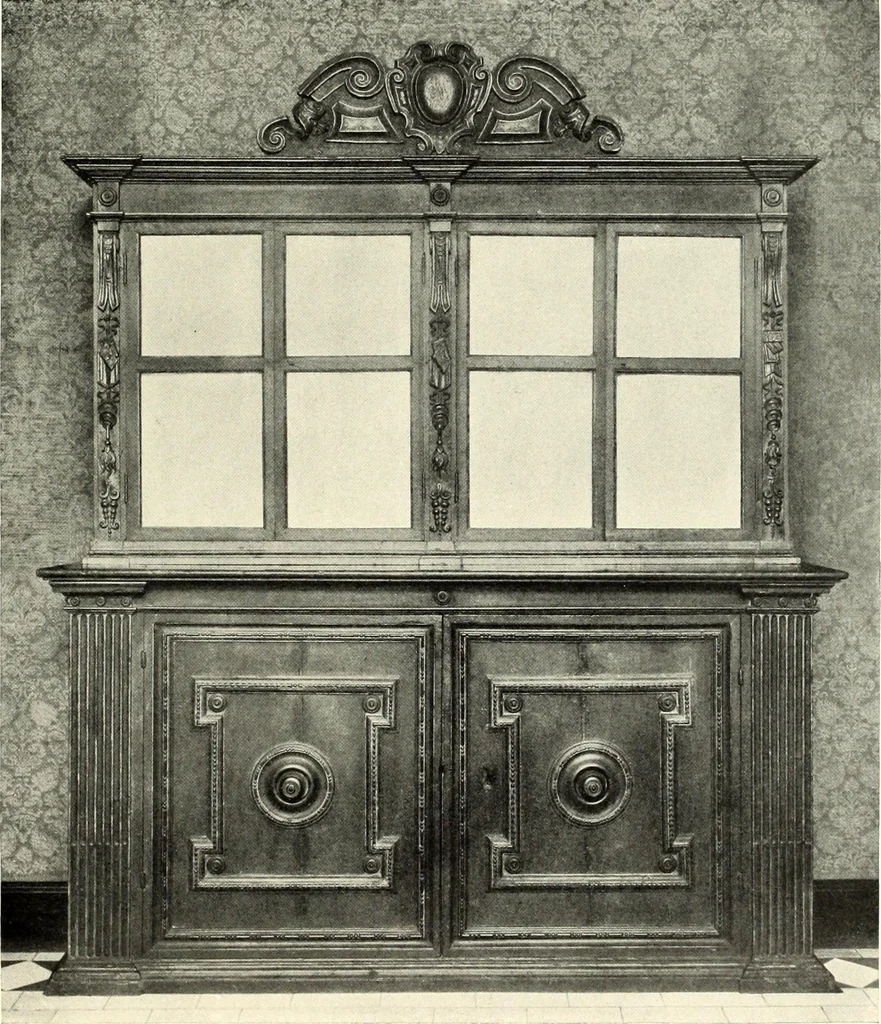 An illustration from Furniture and interior decoration of the Italian renaissance, 1921, leaf 161