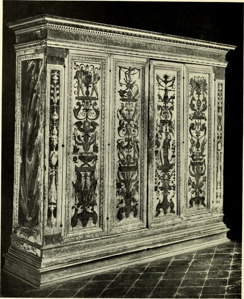 An illustration from Furniture and interior decoration of the Italian renaissance, 1921, leaf 162