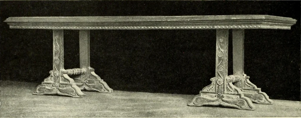 An illustration from Furniture and interior decoration of the Italian renaissance, 1921, leaf 168