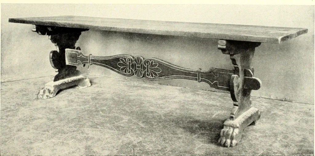 An illustration from Furniture and interior decoration of the Italian renaissance, 1921, leaf 169