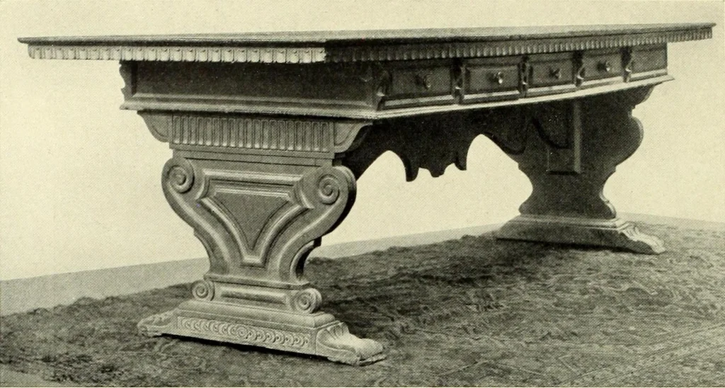 An illustration from Furniture and interior decoration of the Italian renaissance, 1921, leaf 172