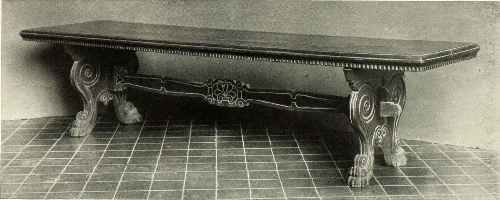 An illustration from Furniture and interior decoration of the Italian renaissance, 1921, leaf 175