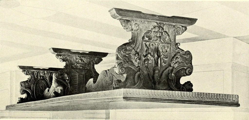 An illustration from Furniture and interior decoration of the Italian renaissance, 1921, leaf 177
