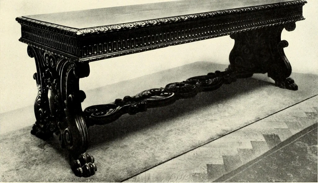 An illustration from Furniture and interior decoration of the Italian renaissance, 1921, leaf 179