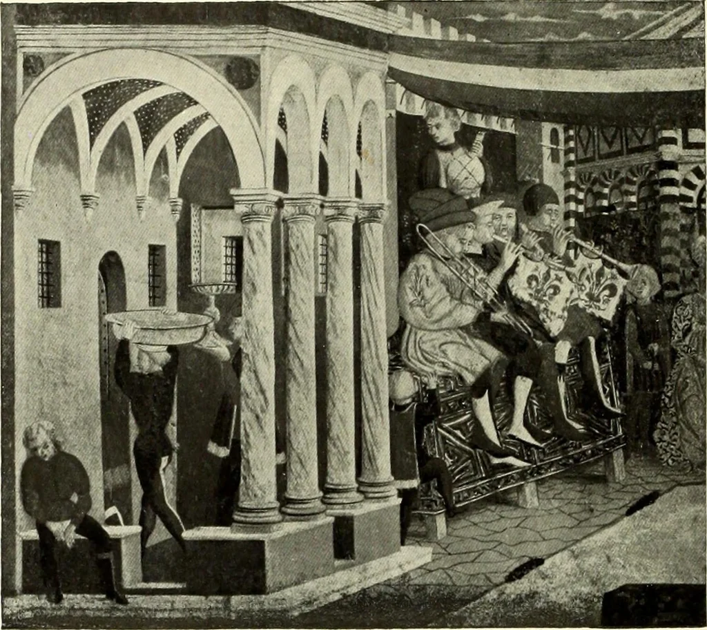An illustration from Furniture and interior decoration of the Italian renaissance, 1921, leaf 18