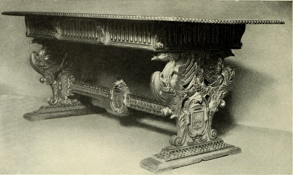 An illustration from Furniture and interior decoration of the Italian renaissance, 1921, leaf 180