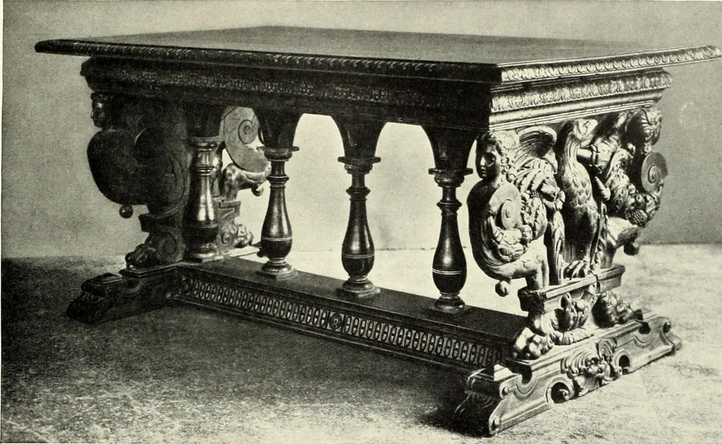An illustration from Furniture and interior decoration of the Italian renaissance, 1921, leaf 181