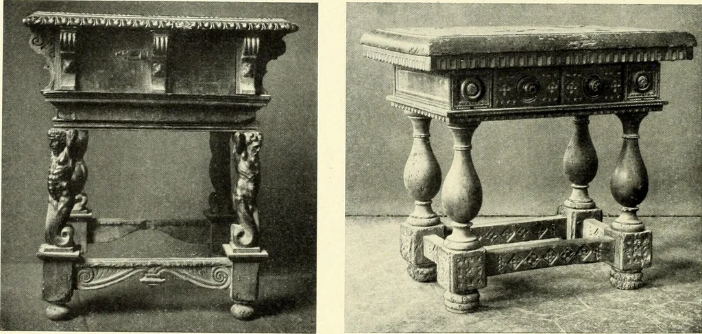An illustration from Furniture and interior decoration of the Italian renaissance, 1921, leaf 184