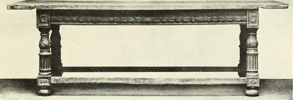An illustration from Furniture and interior decoration of the Italian renaissance, 1921, leaf 185