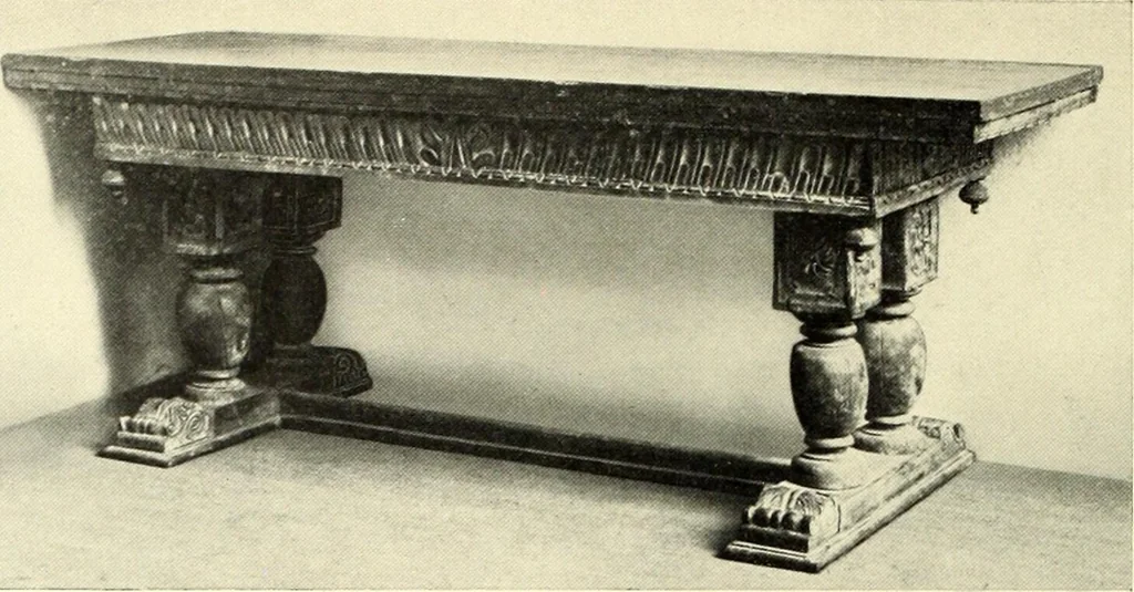 An illustration from Furniture and interior decoration of the Italian renaissance, 1921, leaf 186