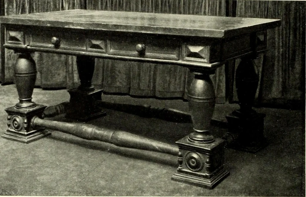 An illustration from Furniture and interior decoration of the Italian renaissance, 1921, leaf 186