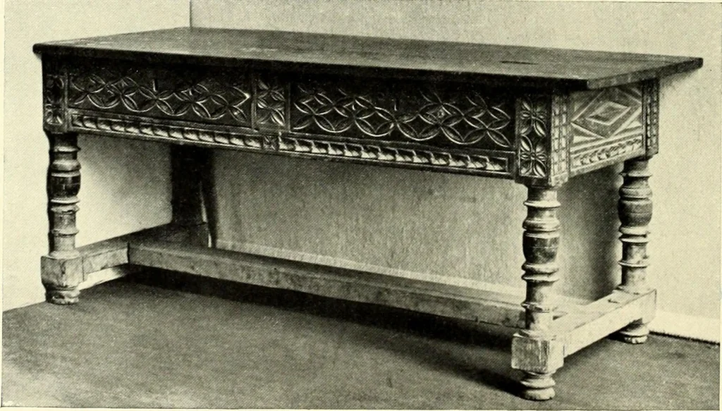 An illustration from Furniture and interior decoration of the Italian renaissance, 1921, leaf 186