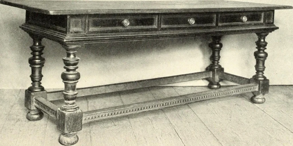 An illustration from Furniture and interior decoration of the Italian renaissance, 1921, leaf 187