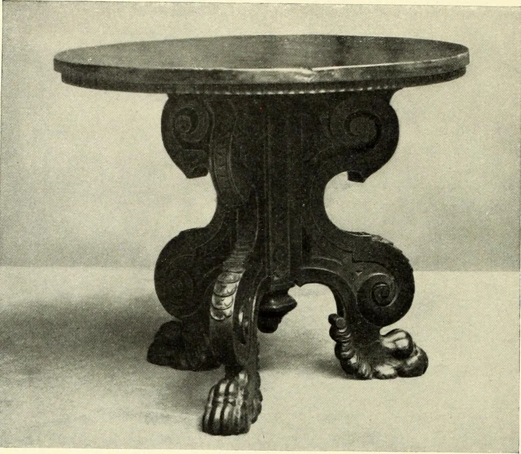 An illustration from Furniture and interior decoration of the Italian renaissance, 1921, leaf 192