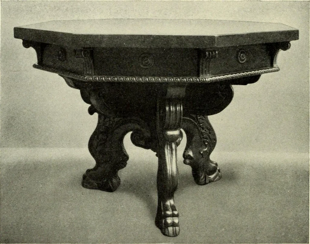 An illustration from Furniture and interior decoration of the Italian renaissance, 1921, leaf 192