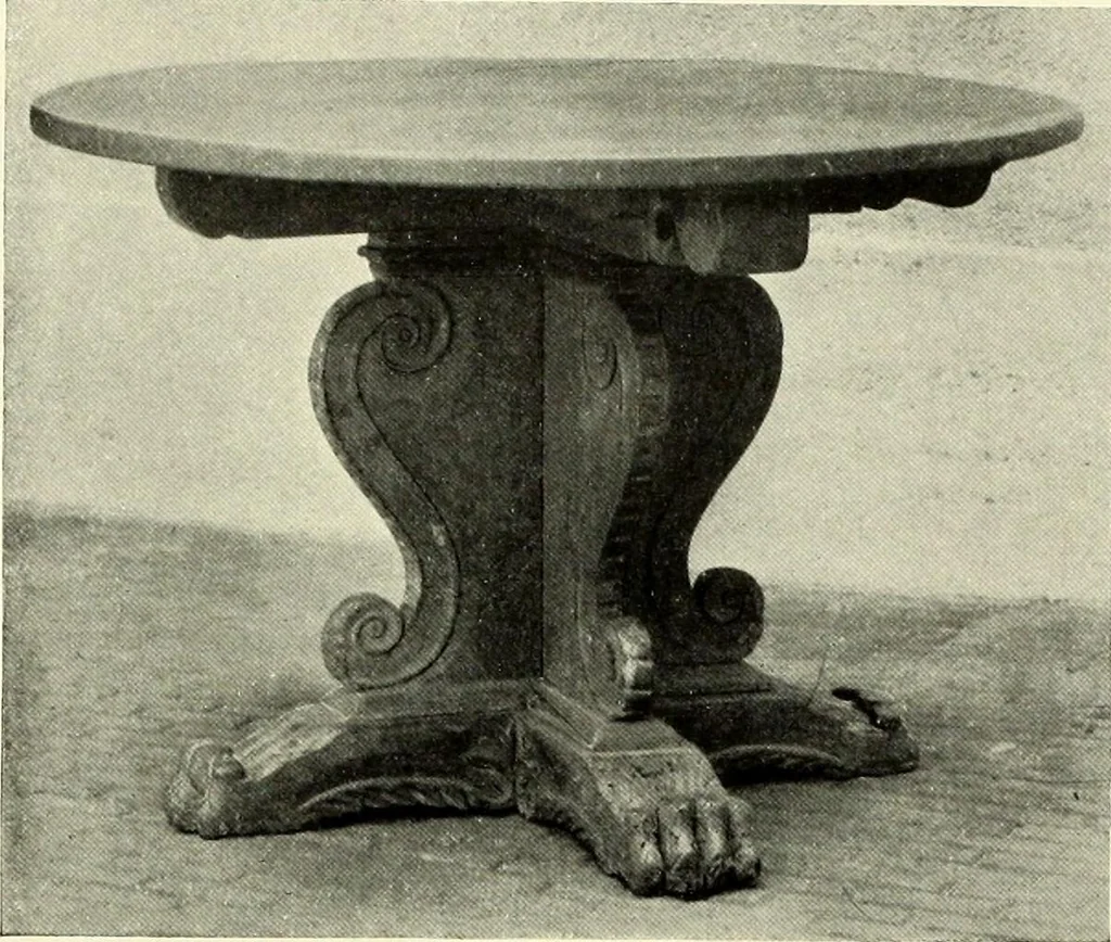 An illustration from Furniture and interior decoration of the Italian renaissance, 1921, leaf 196