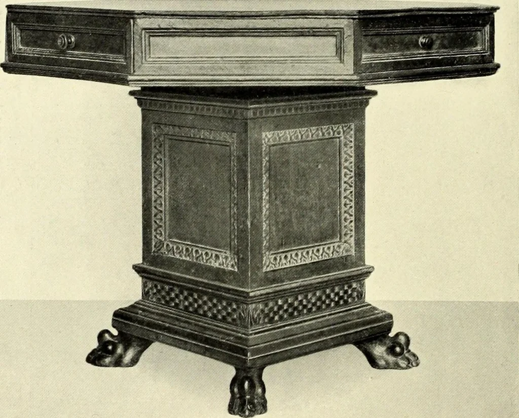 An illustration from Furniture and interior decoration of the Italian renaissance, 1921, leaf 198