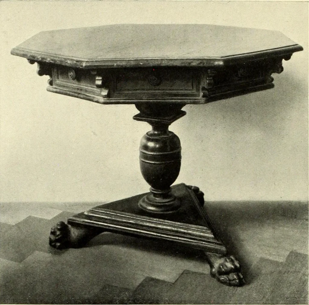An illustration from Furniture and interior decoration of the Italian renaissance, 1921, leaf 200