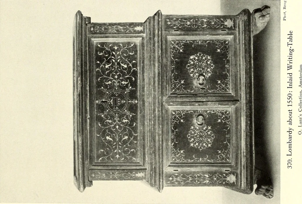 An illustration from Furniture and interior decoration of the Italian renaissance, 1921, leaf 205