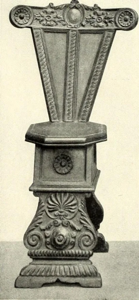 An illustration from Furniture and interior decoration of the Italian renaissance, 1921, leaf 207