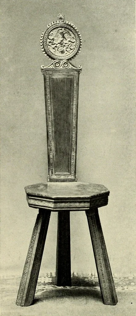 An illustration from Furniture and interior decoration of the Italian renaissance, 1921, leaf 208