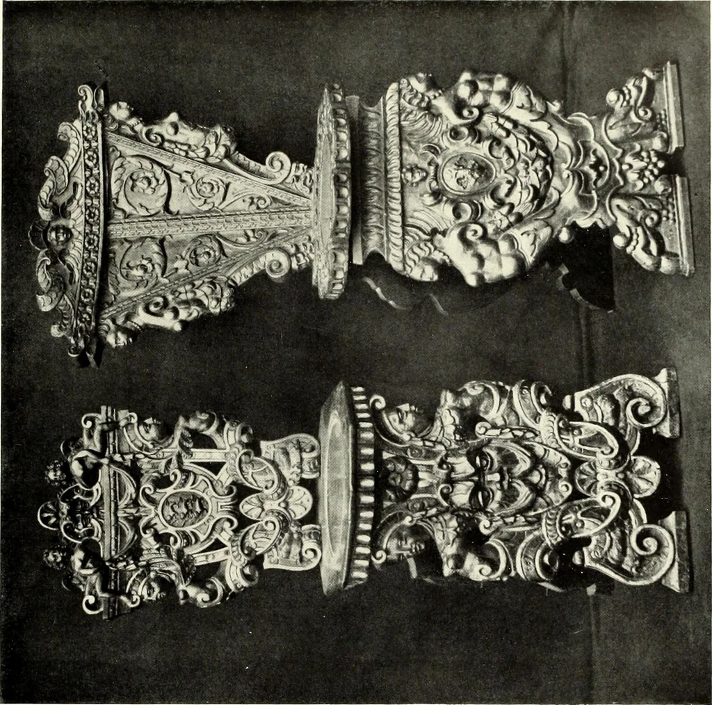 An illustration from Furniture and interior decoration of the Italian renaissance, 1921, leaf 209