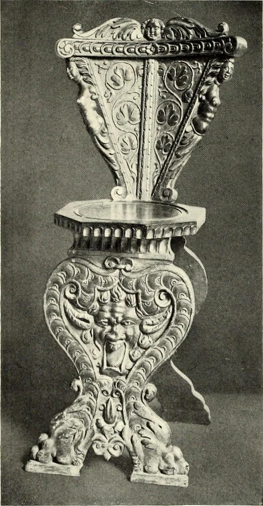 An illustration from Furniture and interior decoration of the Italian renaissance, 1921, leaf 209