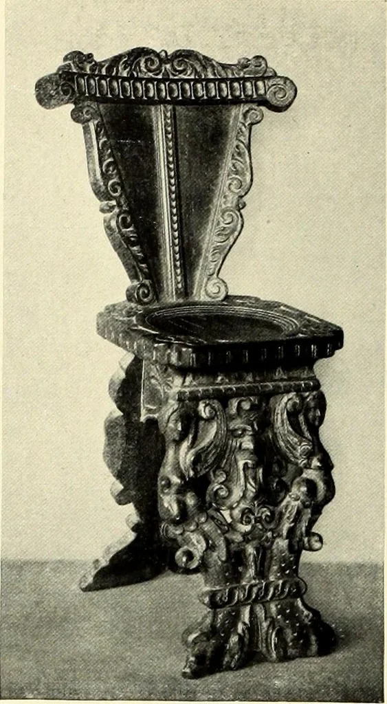 An illustration from Furniture and interior decoration of the Italian renaissance, 1921, leaf 210