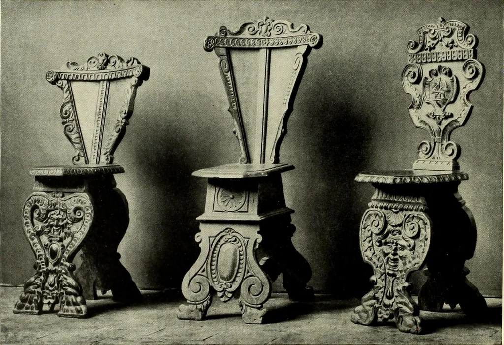 An illustration from Furniture and interior decoration of the Italian renaissance, 1921, leaf 210