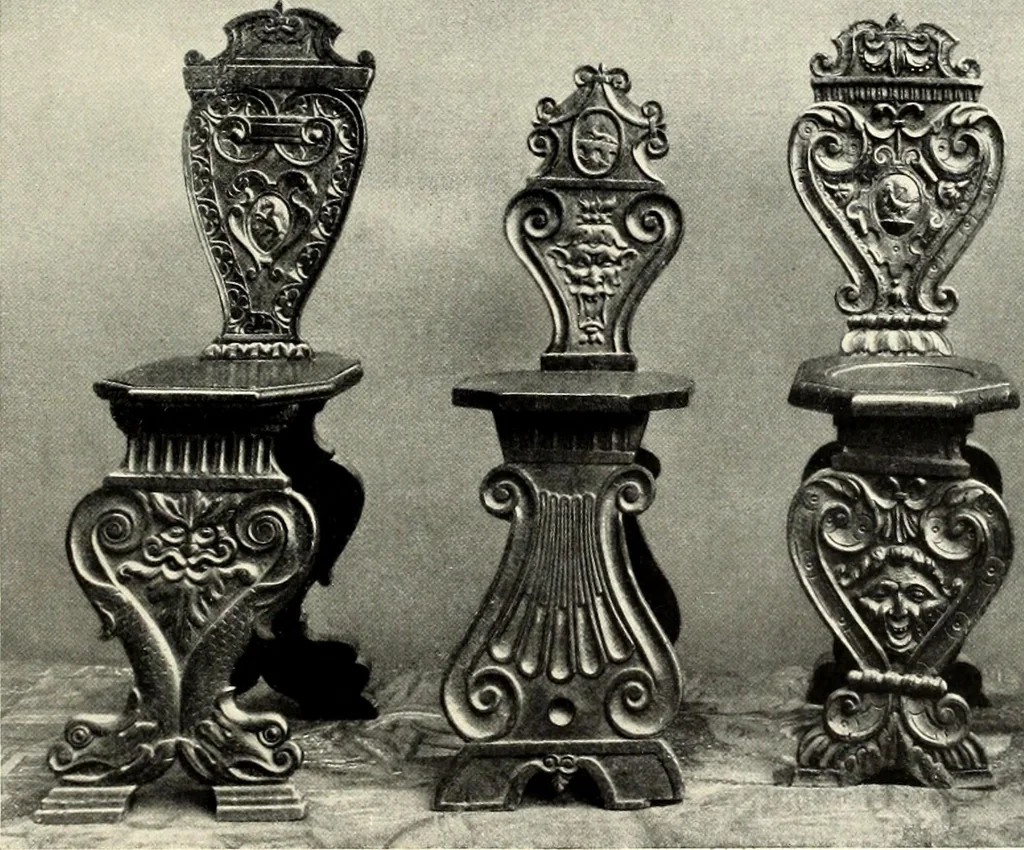 An illustration from Furniture and interior decoration of the Italian renaissance, 1921, leaf 211