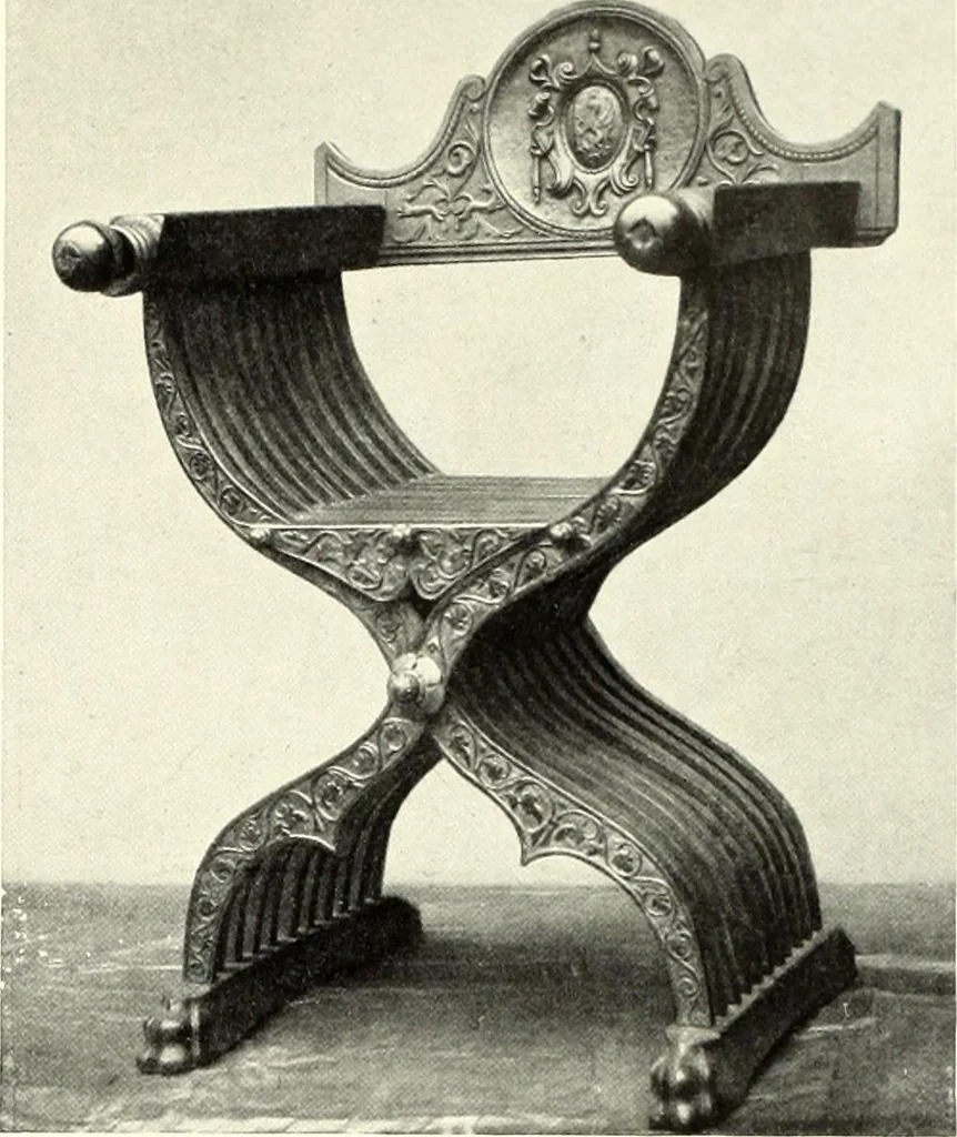 An illustration from Furniture and interior decoration of the Italian renaissance, 1921, leaf 213