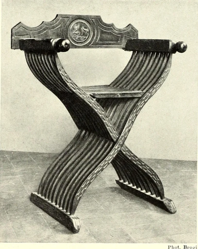 An illustration from Furniture and interior decoration of the Italian renaissance, 1921, leaf 213