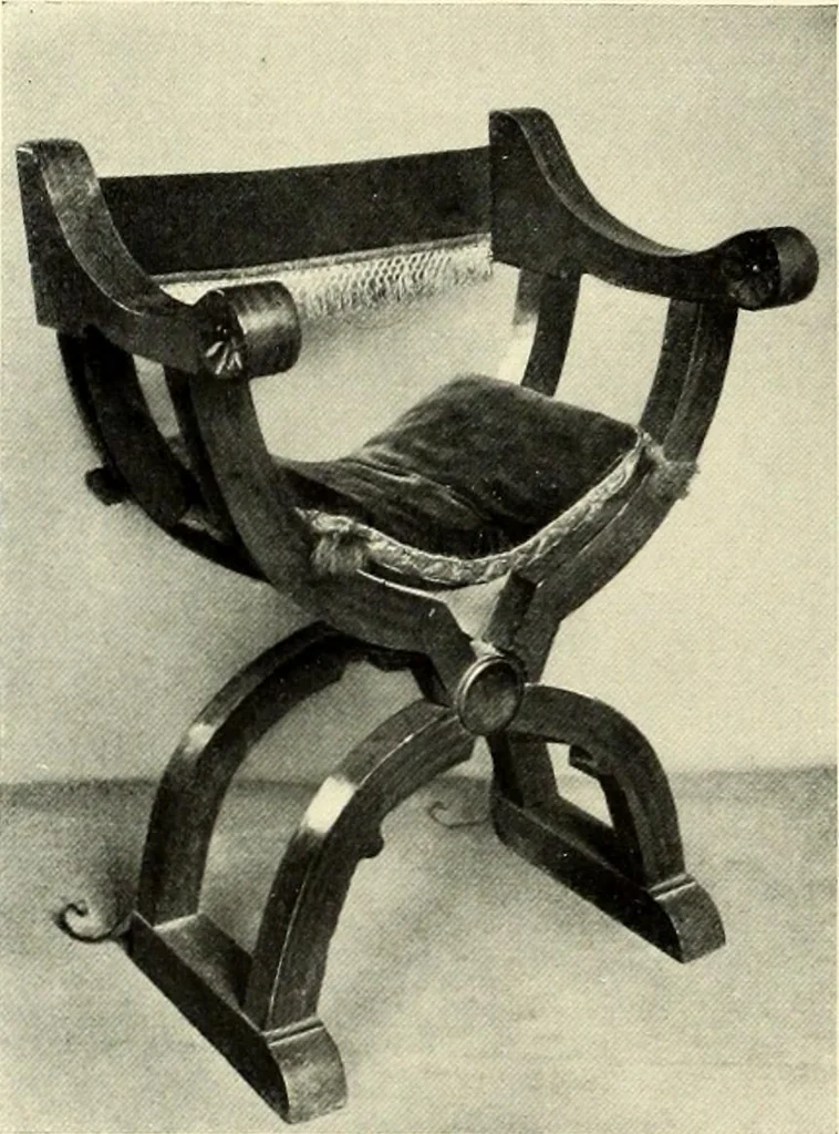 An illustration from Furniture and interior decoration of the Italian renaissance, 1921, leaf 214